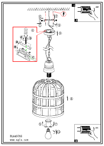 Mode d’emploi Eglo 49785 Lampe