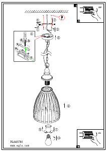 Instrukcja Eglo 49786 Lampa