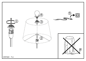 Manual Eglo 49834 Lampă