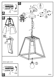 Instrukcja Eglo 49882 Lampa