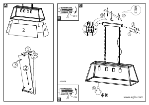 Manuale Eglo 49886 Lampada