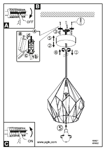 Manual Eglo 49932 Lampă