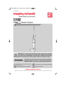 Manual Morphy Richards 720503 Steam Cleaner