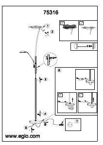 Mode d’emploi Eglo 75316 Lampe