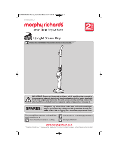 Manual Morphy Richards 720505 Steam Cleaner