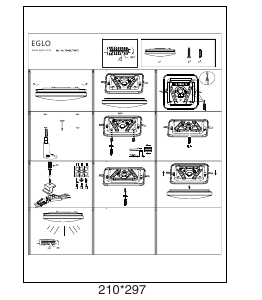 Brugsanvisning Eglo 75472 Lampe