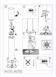 Manual de uso Eglo 81752 Lámpara