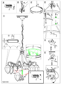 Manuale Eglo 82743 Lampada