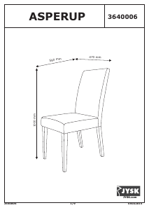 Εγχειρίδιο JYSK Asperup Καρέκλα