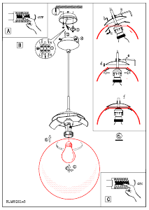 Instrukcja Eglo 85262 Lampa