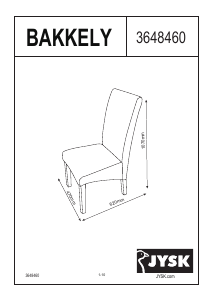 Manuale JYSK Bakkely Sedia