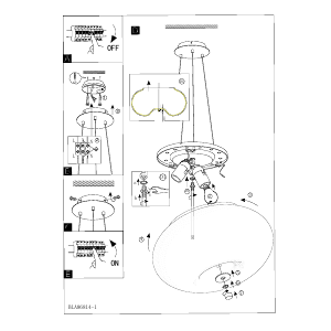 Manuale Eglo 86815 Lampada