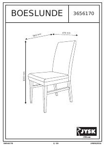 Manuale JYSK Boeslunde Sedia