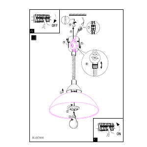 Mode d’emploi Eglo 87008 Lampe