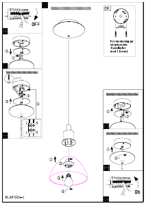 Manuale Eglo 87054 Lampada