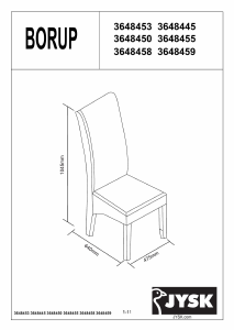 Εγχειρίδιο JYSK Borup Καρέκλα