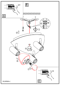 Manual Eglo 90986 Lampă