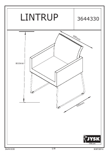 Manuale JYSK Lintrup Sedia