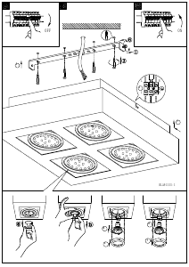 Manual Eglo 91355 Lampă