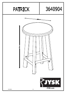 Bruksanvisning JYSK Patrick Stol