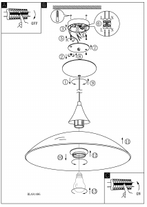 Instrukcja Eglo 91496 Lampa