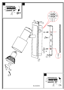 Manual Eglo 92084 Lampă