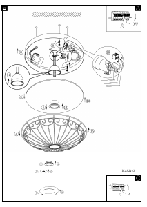 Mode d’emploi Eglo 92143 Lampe