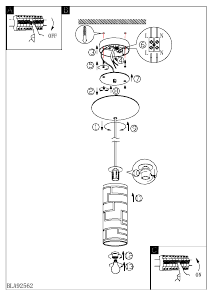 Handleiding Eglo 92562 Lamp