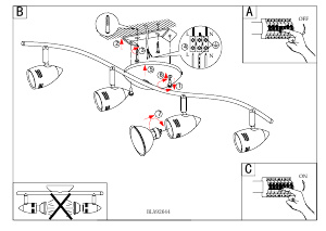 Návod Eglo 92644 Svietidlo