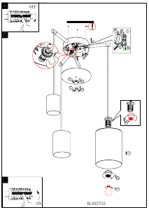 Manuale Eglo 92755 Lampada