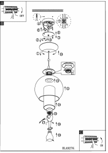 Manual de uso Eglo 92761 Lámpara