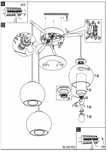 Manuale Eglo 92762 Lampada