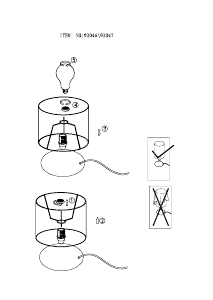 Manuale Eglo 93046 Lampada