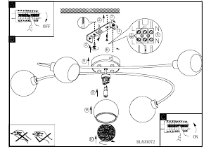 Manuale Eglo 93072 Lampada