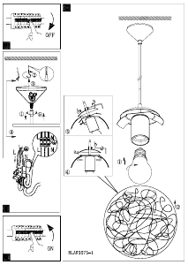 Manuale Eglo 93073 Lampada