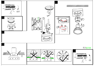 Manuale Eglo 93109 Lampada