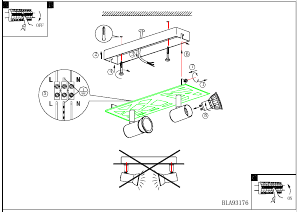 Manual de uso Eglo 93176 Lámpara