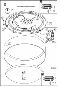 Instrukcja Eglo 93394 Lampa