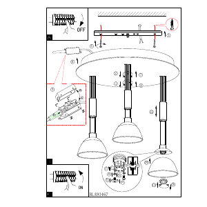 Mode d’emploi Eglo 93467 Lampe