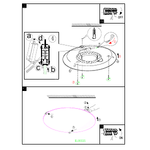 Manuale Eglo 93535 Lampada