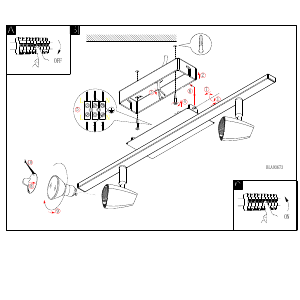 Instrukcja Eglo 93673 Lampa