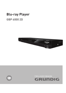 Bedienungsanleitung Grundig GBP 6000 2D Blu-ray player