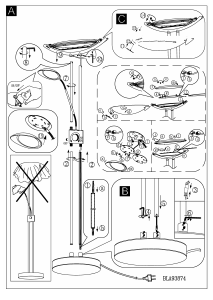 Mode d’emploi Eglo 93874 Lampe