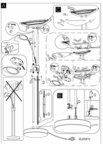 Mode d’emploi Eglo 93876 Lampe