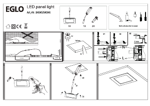Instrukcja Eglo 94045 Lampa