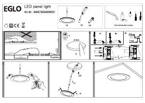 Mode d’emploi Eglo 94047 Lampe