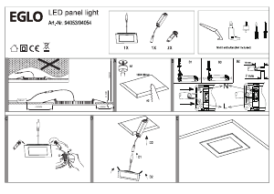 Manuale Eglo 94053 Lampada