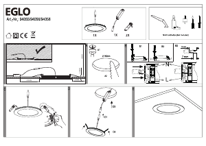 Manuale Eglo 94058 Lampada