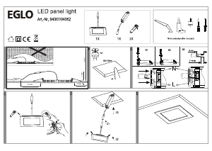 Manual Eglo 94061 Lampă