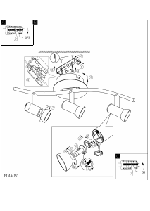 Bruksanvisning Eglo 94153 Lampa